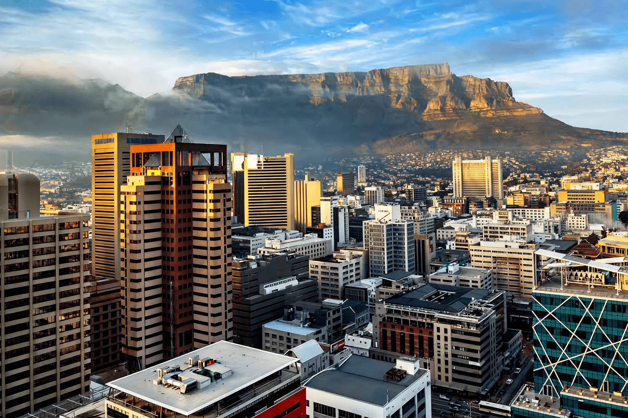 Flight to Cape Town